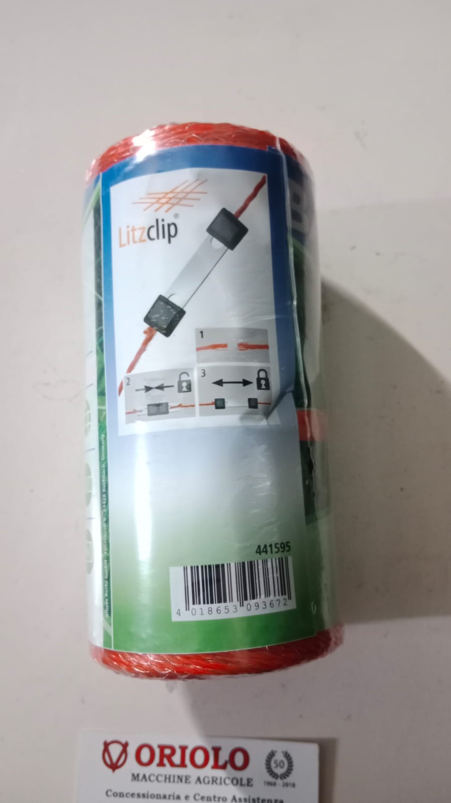 FILO ARANCIO PER RECINZIONE ELETTRIFICATA 250 MT  D. 3 x 016 mm